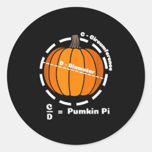 Pumpkin  classic round sticker