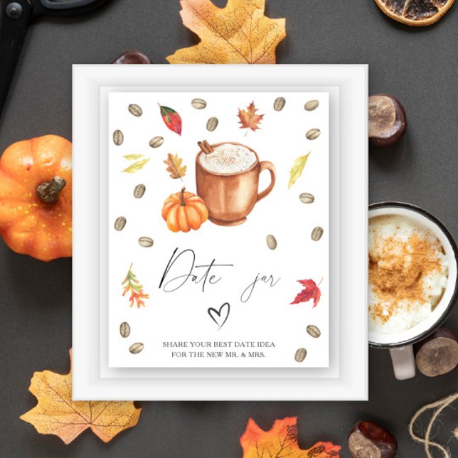 Pumpkin Coffee Bridal shower Date night ideas Poster (Creator Uploaded)