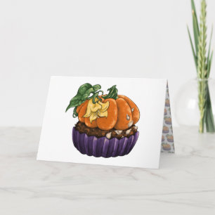 Pumpkin Cupcake Card
