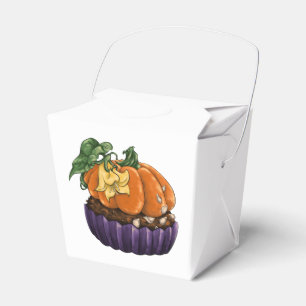 Pumpkin Cupcake Favour Box