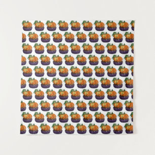 Pumpkin Cupcake Tapestry