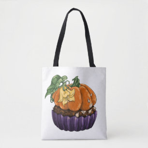 Pumpkin Cupcake Tote Bag