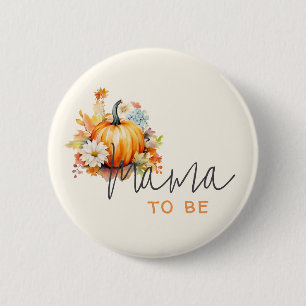 Pumpkin Cutie Pregnancy Announcement 6 Cm Round Badge