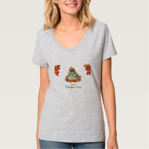 Pumpkin day white T-shirt