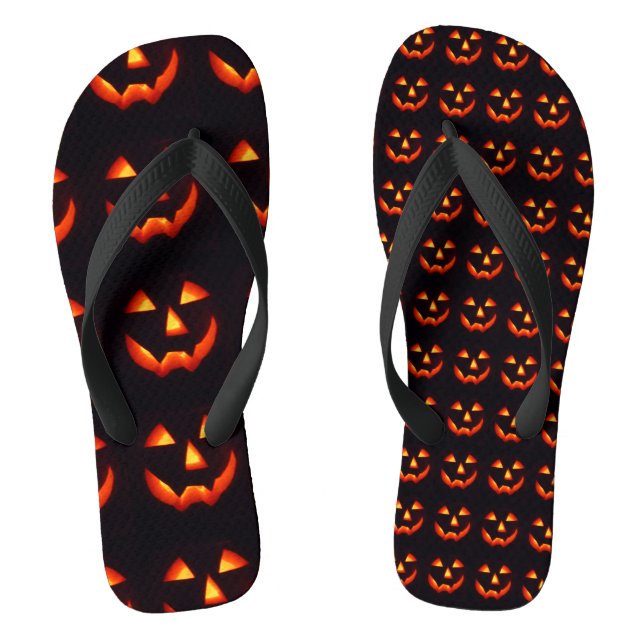 Pumpkin Design Jandals (Footbed)