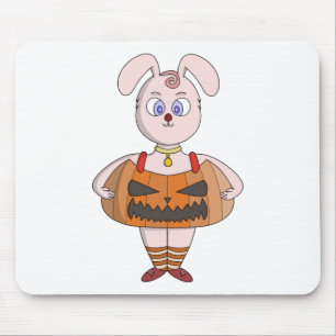 Pumpkin Dog Mouse Pad