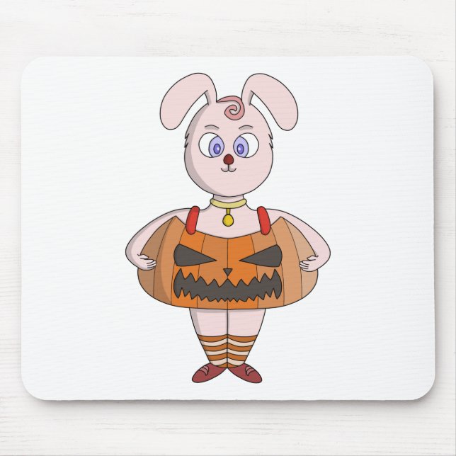 Pumpkin Dog Mouse Pad (Front)