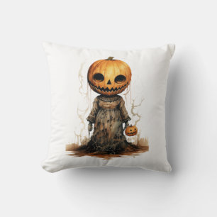 Pumpkin Doll Halloween Sticker Cushion
