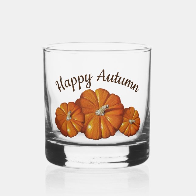 Pumpkin Drinking Glass (Front)