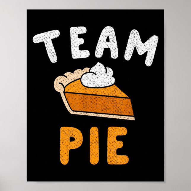 Pumpkin E Team E Day Thanksgiving Squad Group  Poster (Front)