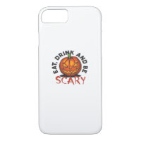 Pumpkin Eat Drink And Be Scary Vintage Style