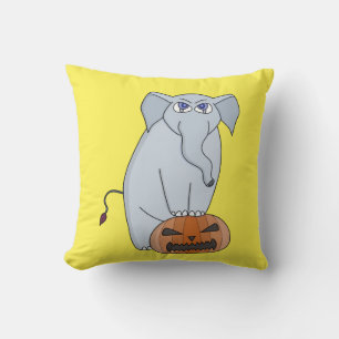 Pumpkin Elephant Cushion