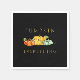 Pumpkin Everything Fall Girls Kids Gift Idea Overs Napkin