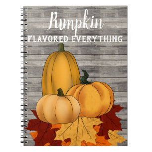 Pumpkin Everything Notebook
