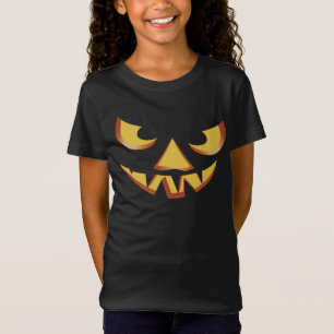 Pumpkin Face 3 for Halloween T-Shirt