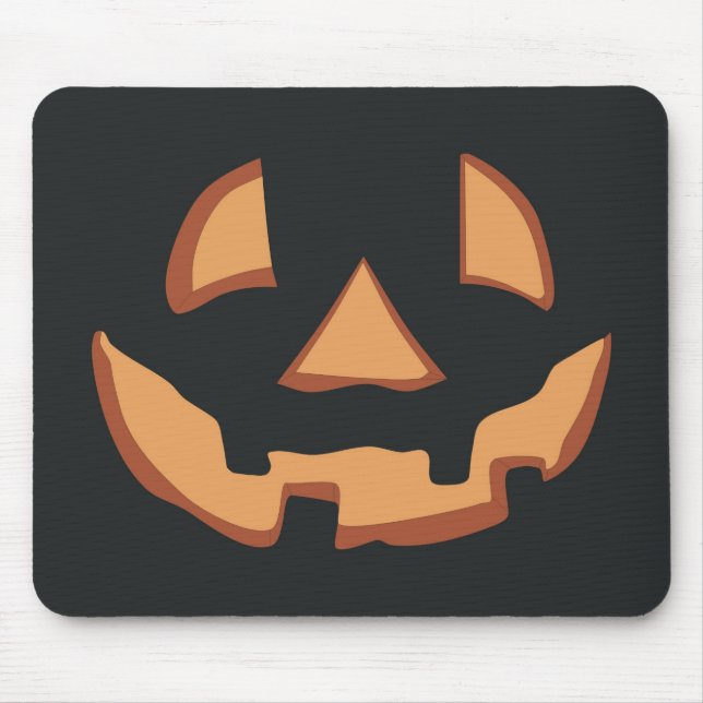 Pumpkin face for Halloween Mouse Pad (Front)