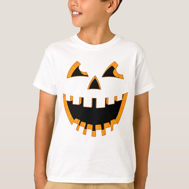 Pumpkin Face FUNNY T-Shirt (Front)