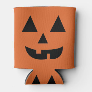 Pumpkin Face Halloween Can Cooler