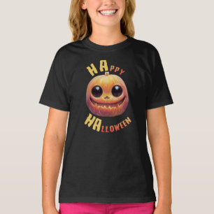 Pumpkin Face   Happy Halloween T-Shirt