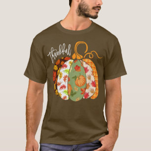 Pumpkin Fall Autumn Cute Halloween Thanksgiving Th T-Shirt