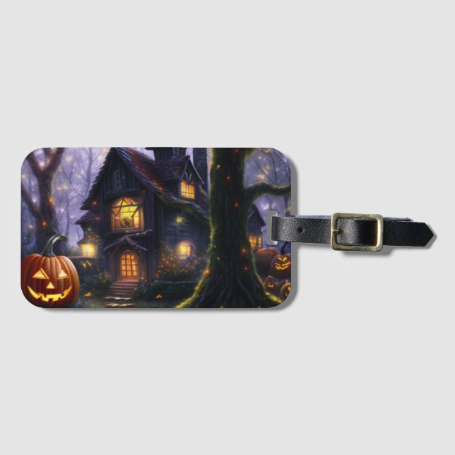 pumpkin/fall/autumn/Halloween  Luggage Tag (Front Horizontal)