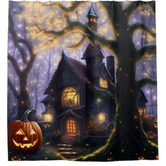 pumpkin/fall/autumn/Halloween  Shower Curtain (Front)