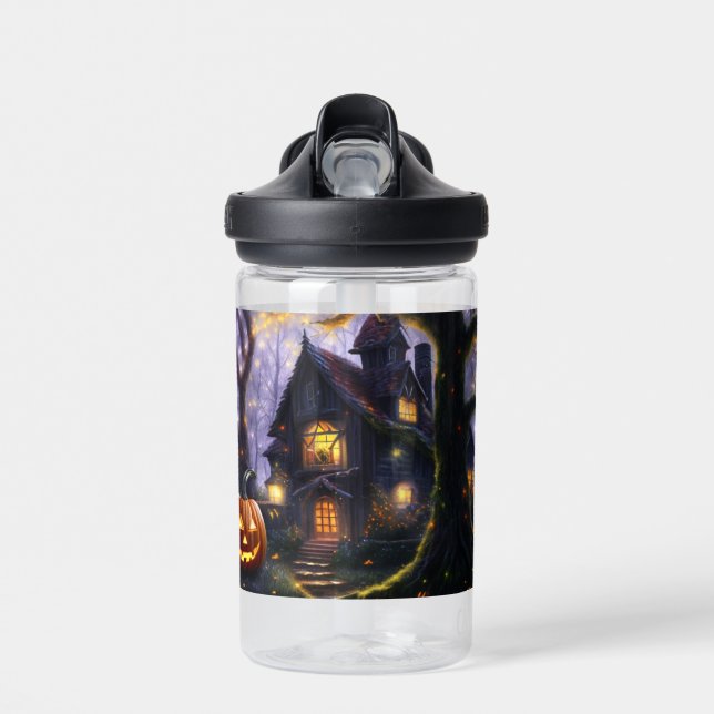 pumpkin/fall/autumn/Halloween  Water Bottle (Front)