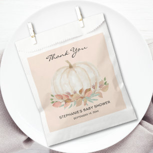 Pumpkin Fall Baby Shower Favour Bags
