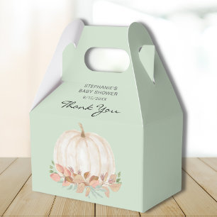 Pumpkin Fall Baby Shower Favour Box