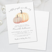 Pumpkin Fall Baby Shower