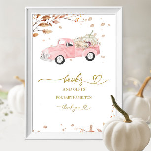 Pumpkin Fall Books for Baby Sign