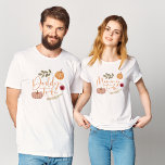 Pumpkin Fall Botanical Mummy to-be Baby Shower T-Shirt<br><div class="desc">Pumpkin Fall Botanical Mummy to-be Baby Shower T-Shirt</div>