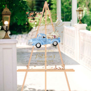 Pumpkin Fall Boy Baby Shower Welcome Sign