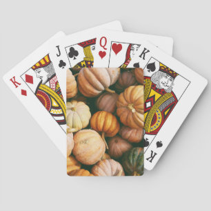 Pumpkin Fall Playing Cards