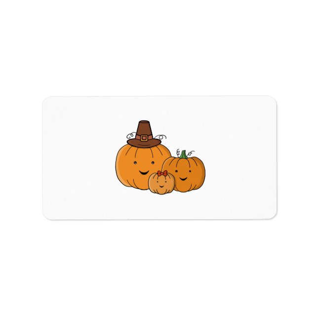 Pumpkin Family Label (Front)