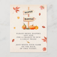 Pumpkin Farm Diaper Raffle Fall Baby Shower