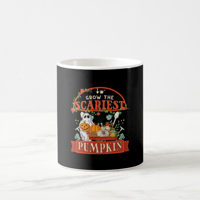 Pumpkin Farmer Halloween Coffee Mug (Center)