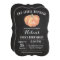Pumpkin First Birthday Invitation Chalkboard