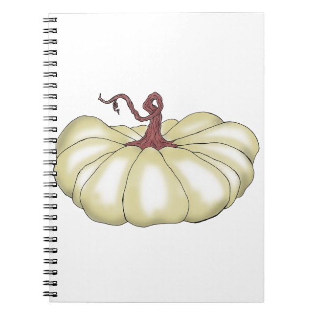 pumpkin flat tan notebook (Front)