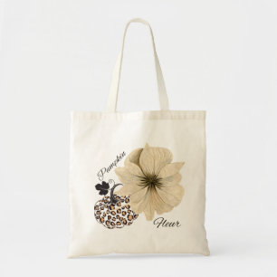Pumpkin Fleur Tote Bag