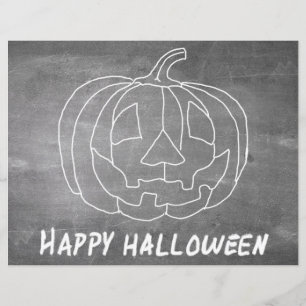 Pumpkin for Halloween 1 chalkboard look