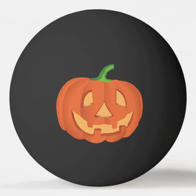 Pumpkin for Halloween 1 Ping Pong Ball (Back)
