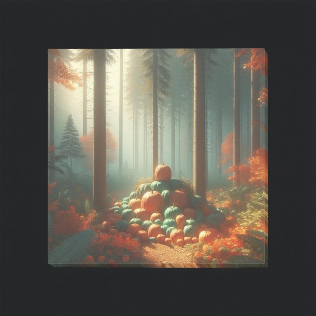 Pumpkin Fun Autumn Thanksgiving Orange Fall Leaves Post-it Notes (Creator Uploaded)