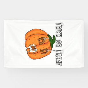 Pumpkin funny naughty gift prank Halloween Banner