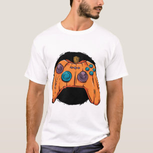 PUMPKIN GAMEPAD HALLOWEEN GAMING T-Shirt