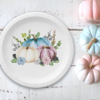 Pumpkin Gender reveal Pink Blue Pumpkins