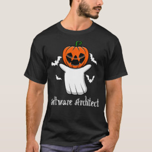 Pumpkin Ghost Software Architect Halloween Softwar T-Shirt