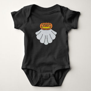 Pumpkin Ghost (vivid) - Baby Bodysuit
