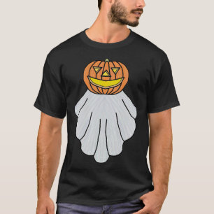 Pumpkin Ghost (vivid) - Men's Dark T-Shirt