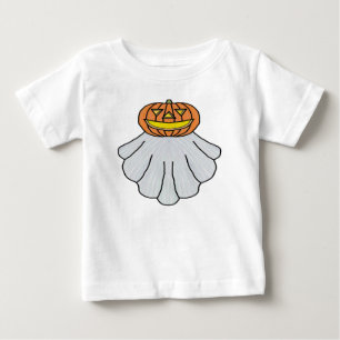 Pumpkin Ghost (white) - Baby T-Shirt
